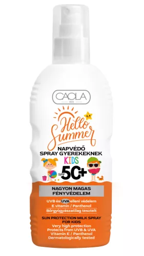 Caola hello summer napvédő spray for kids spf50+ 200 ml