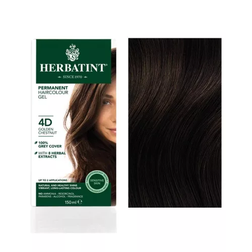 Herbatint 4d arany gesztenye hajfesték 170 ml