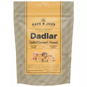   Dave & Jon's dates salted caramel peanut mag nélküli ízesített datolya sós karamell ízben, hozzáadott cukor nélkül 125 g