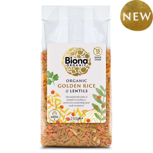 Biona bio arany rizs és lencse 250 g