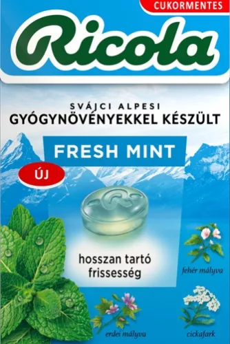 Ricola cukorka fresh mint 40 g