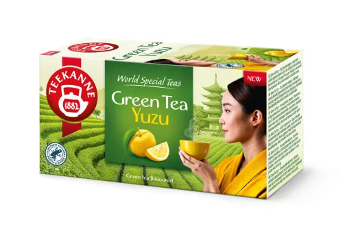 Teekanne yuzu ízesítésű zöld tea 35 g