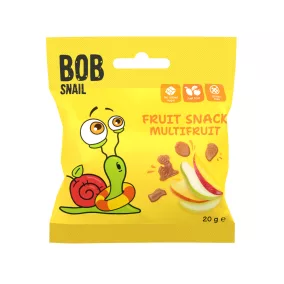 Bob Snail gyümölcs snack multifruit 20 g