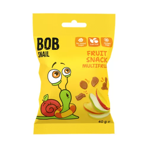 Bob Snail gyümölcs snack multifruit 40 g