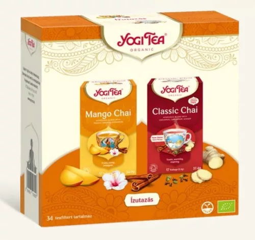 Yogi bio tea ízutazás szett 71,4 g