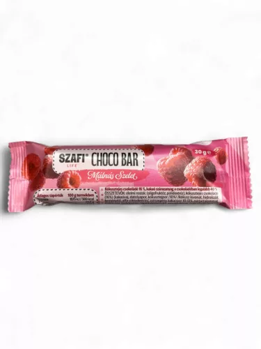 Szafi Life choco bar málnás szelet gluténmentes 30 g