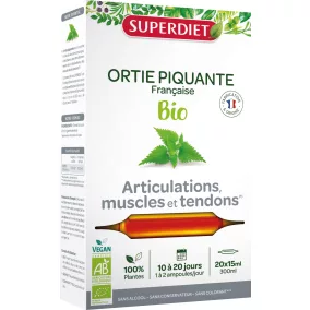   Superdiet ortie piquante csalán kivonat az ízületek, izmok és inak részére ampulla 20x15ml 300 ml