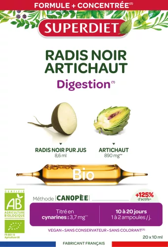 Superdiet articsóka és fekete retek - a máj védelméért ampulla 20x10ml 200 ml
