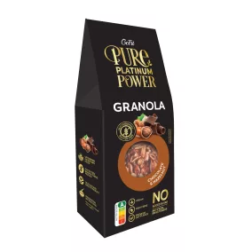   Pure Platinum Power granola gluténmentes csokoládés-mogyorós 225 g