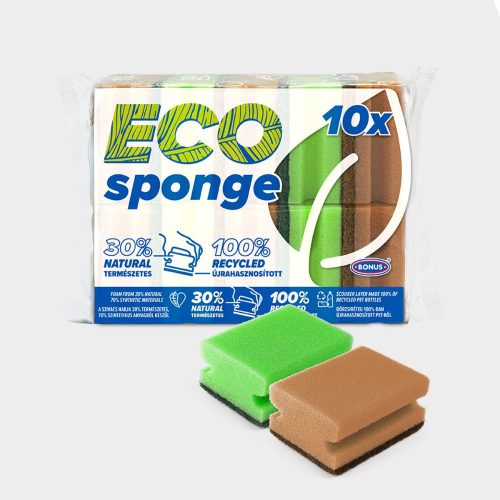 Bonus dishwashing sponge, moulded, 10 pcs/pack.