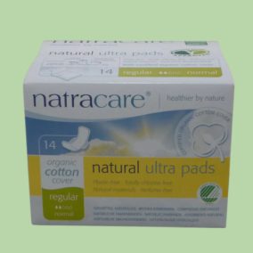 Natracare organic sanitary pads with wings, normal, 14 pcs