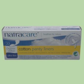 Natracare organic panty liners, ultra thin, 22 pcs