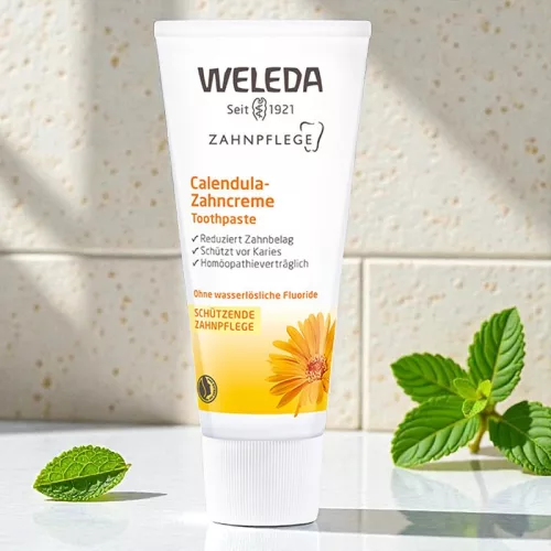 Weleda calendula herbal menthol-free toothpaste 75 ml