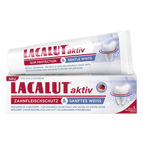 Lacalut aktiv gum protection & gentle white toothpaste 75 ml
