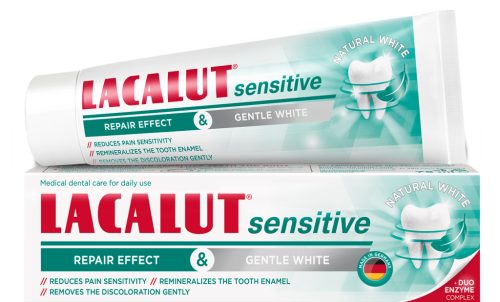 Lacalut sensitive repair effect & gentle white toothpaste 75 ml