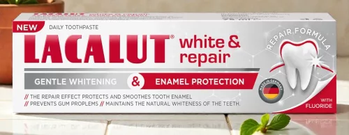 Lacalut toothpaste white & repair 75 ml