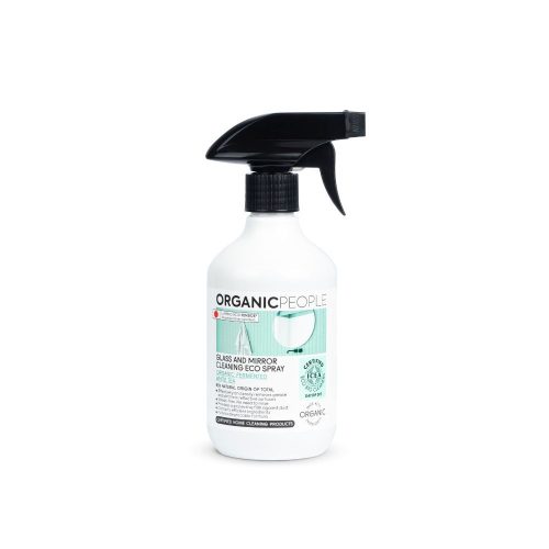 Organic People - Eco Window and Mirror Cleaner Spray with Bio-Fermented White Tea - 500 ml