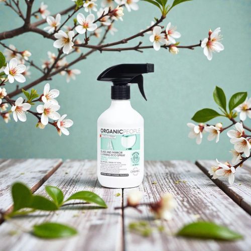 Organic People - Eco Window and Mirror Cleaner Spray with Bio-Fermented White Tea - 500 ml