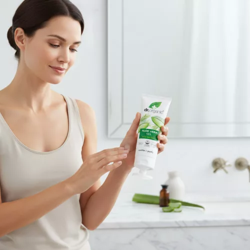 Dr. Organic - Bio Aloe vera gél teafával