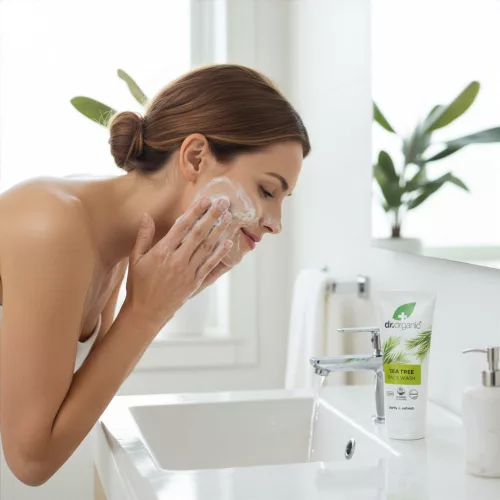 Dr. Organic - Arclemosó bioaktív teafaolajjal