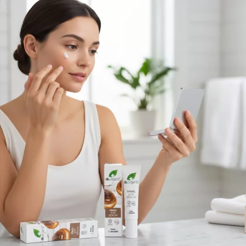 Dr. Organic - Bio csigagél Healthy-Aging szemkörnyékápoló szérum