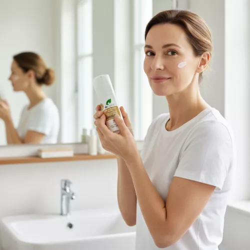 Dr. Organic - Pro Collagen Anti-Aging hidratáló arckrém fekete gyönggyel
