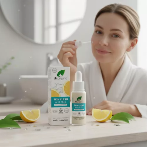 Dr. Organic - Skin Clear Hámlasztó AHA-komplex-szel
