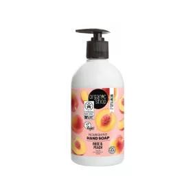   Organic Shop - Tápláló folyékony szappan rózsával és őszibarackkal