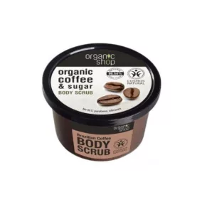 Organic Shop - Softening testradír kávéval és cukorral