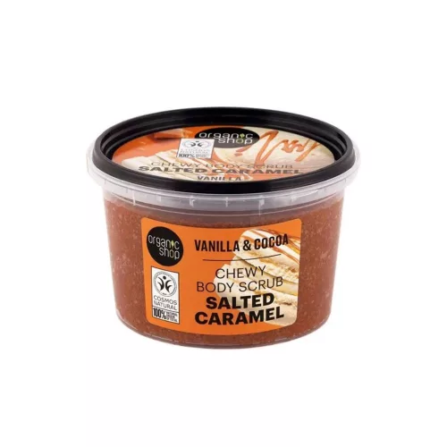 Organic Shop - Salted Caramel testradír vaníliával és kakaóval
