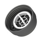 myLAICA rozsdamentes matt zöldre festett fast disk rendszerű vízszűrő kulacs pánttal, 0,55 literes