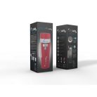 myLAICA rozsdamentes matt bordóra festett fast disk rendszerű vízszűrő kulacs pánttal, 0,55 literes