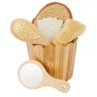 Croll&Denecke gift set in a small burnt wood bucket