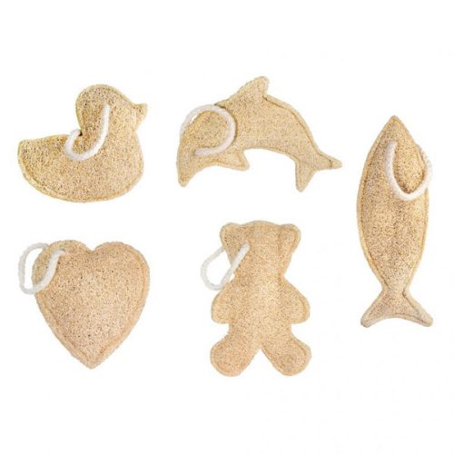 Croll&Denecke loofah bath sponge with figures