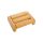 Croll&Denecke wooden foot massage roller, small, 1x3 rows