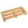 Croll&Denecke wooden foot massage roller, medium, 2x3 rows