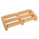 Croll&Denecke wooden foot massage roller, medium, 2x3 rows