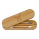 Croll&Denecke reusable silicone cosmetic sticks in a bamboo holder