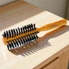 Croll&Denecke olive wood hairbrush, round