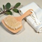 Croll&Denecke bath brush, short handle, lotus wood