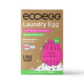   Ecoegg Laundry Egg 70 - with added enzymes - Tropical Flower scent (+tourmaline) 
