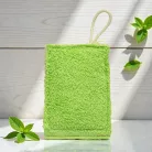 Luffa frottíros fürdőszivacs - 8x10-12cm - zöld