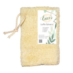   Luffa sponge with hook - no seams - 8x10-14 cm - Hungarian product