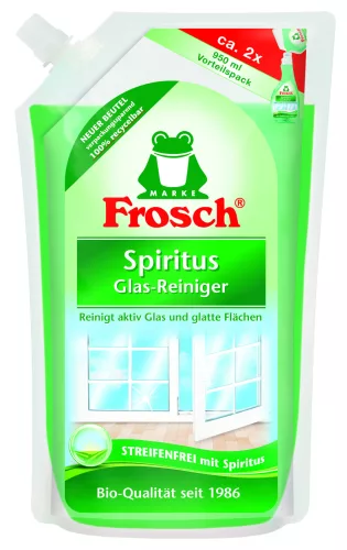 Frosch window cleaner with spirit refill 950 ml