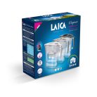 LAICA Prime Line Elegance Ivory  fehér vízszűrő kancsó elektronikus kijelzővel