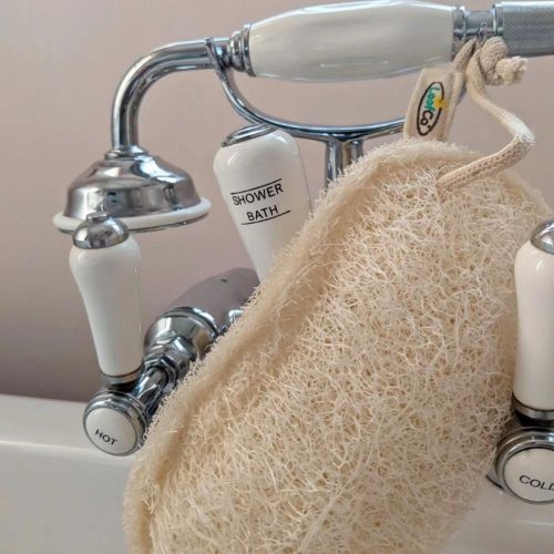 LoofCo Luffa sponge for bathroom cleaning - 1 pc