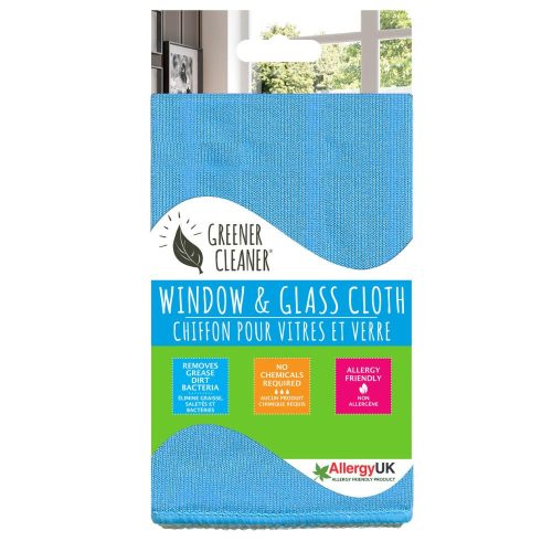 EcoHome - Window and Glass Cleaning Cloth - 1 pc (blue)