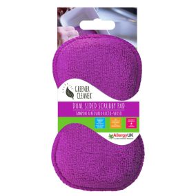   EcoHome - Double-sided scouring pad - 1 pc (purple and silver)