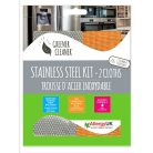 EcoHome - Cleaning Cloth Set for Stainless Steel Surfaces (2 pcs)