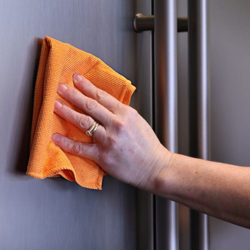 EcoHome - Cleaning Cloth Set for Stainless Steel Surfaces (2 pcs)